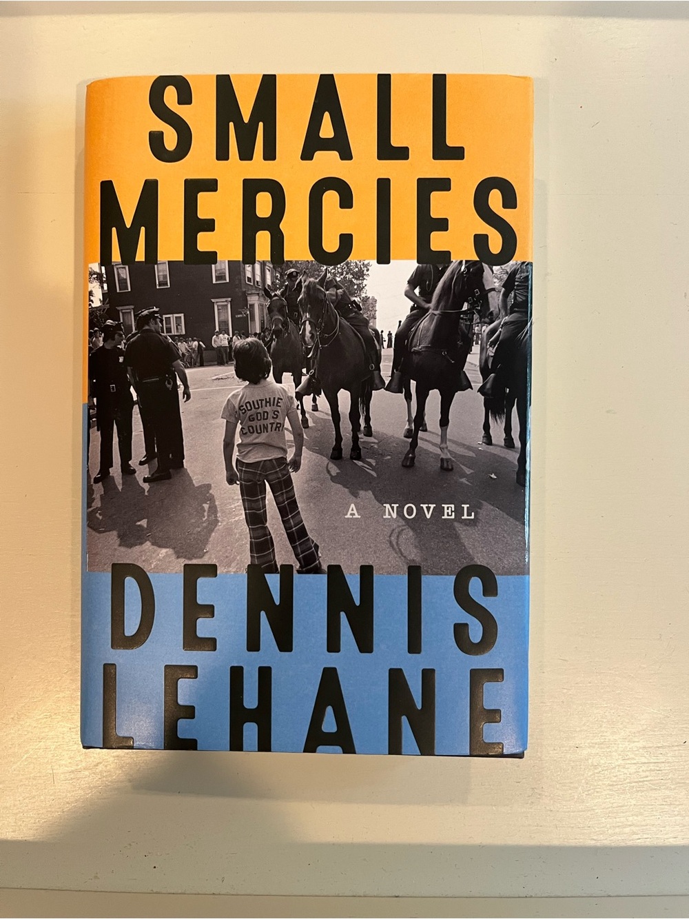 Small Mercies by Dennis Lehane - Orange and Blue Hardcover